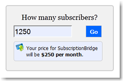 subscription billing prices